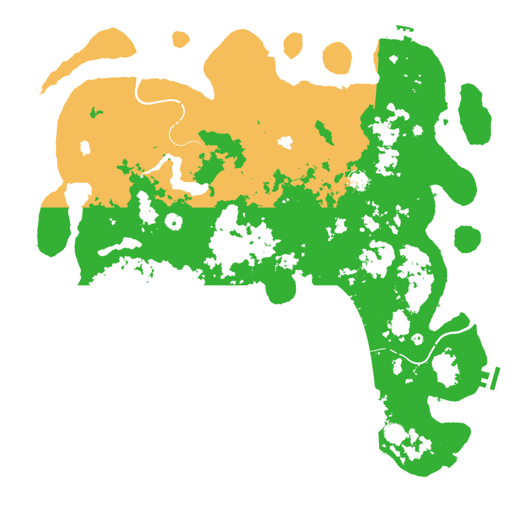 Biome Rust Map: Procedural Map, Size: 4500, Seed: 1956674627