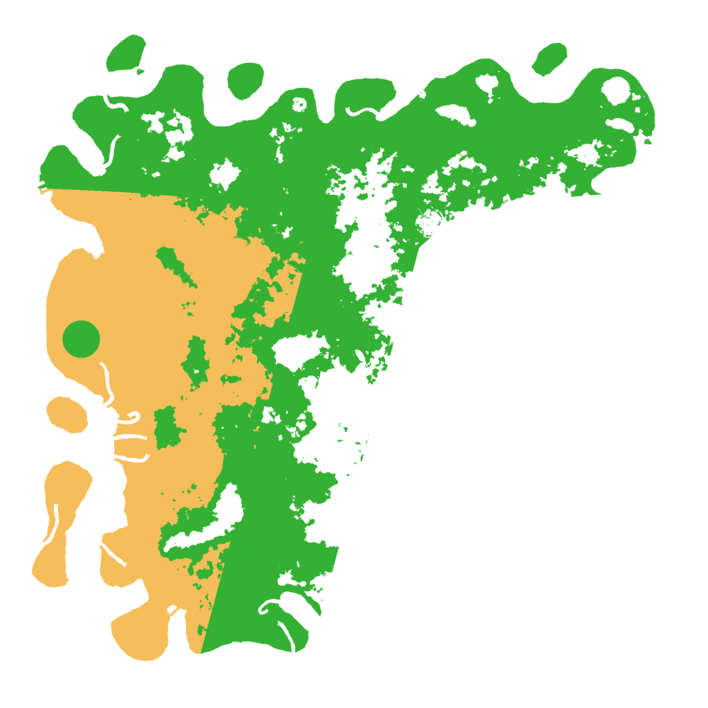 Biome Rust Map: Procedural Map, Size: 5000, Seed: 757534477