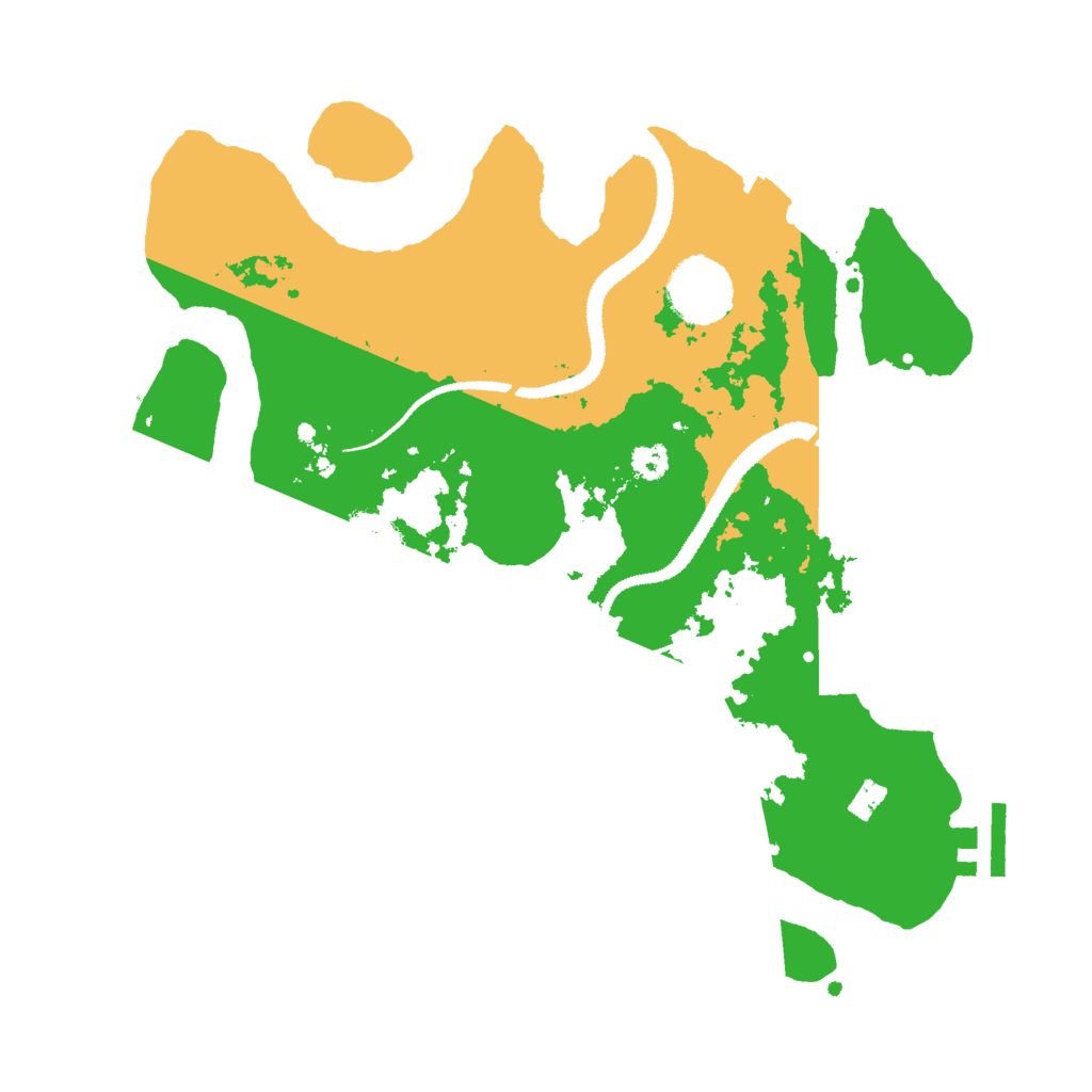 Biome Rust Map: Procedural Map, Size: 3000, Seed: 2197733