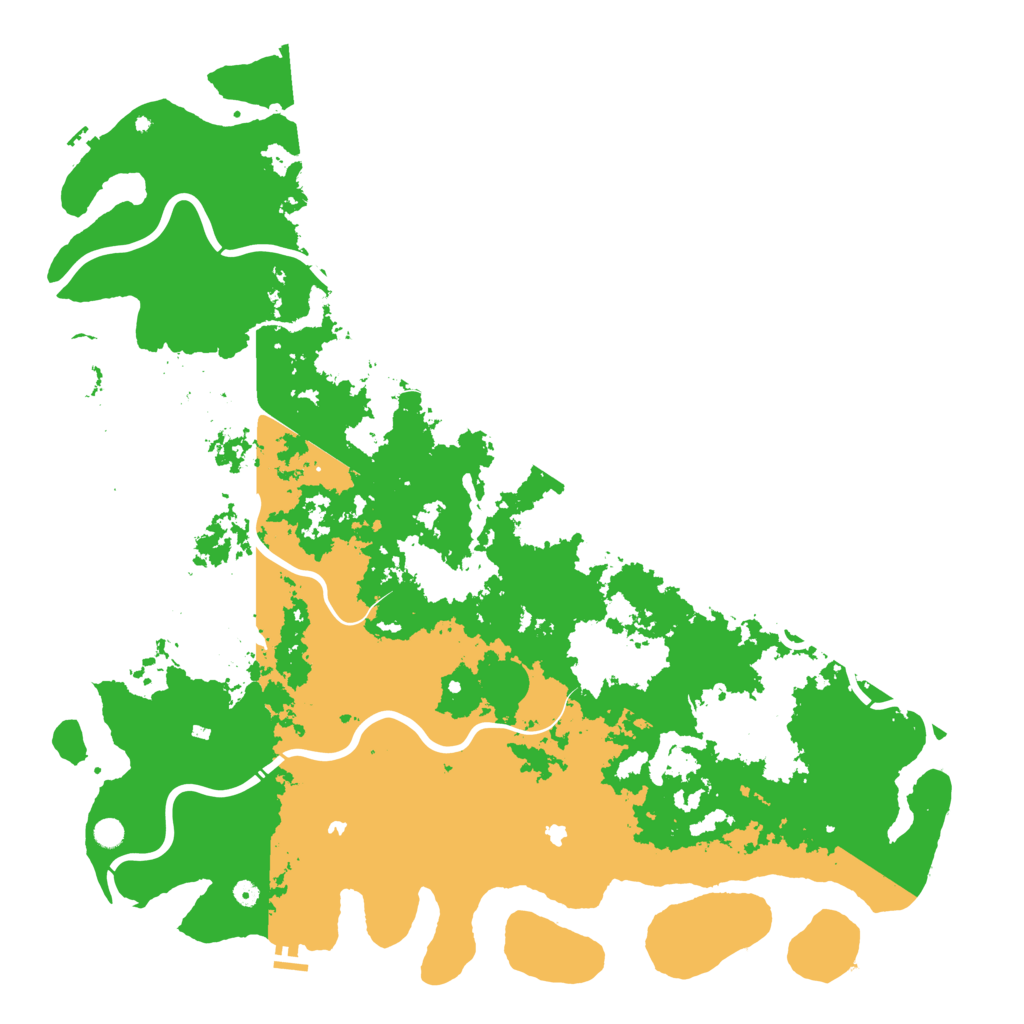 Biome Rust Map: Procedural Map, Size: 6000, Seed: 1605