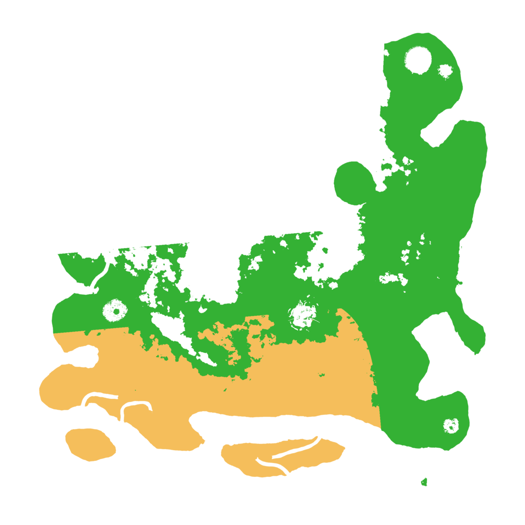 Biome Rust Map: Procedural Map, Size: 3500, Seed: 1161061