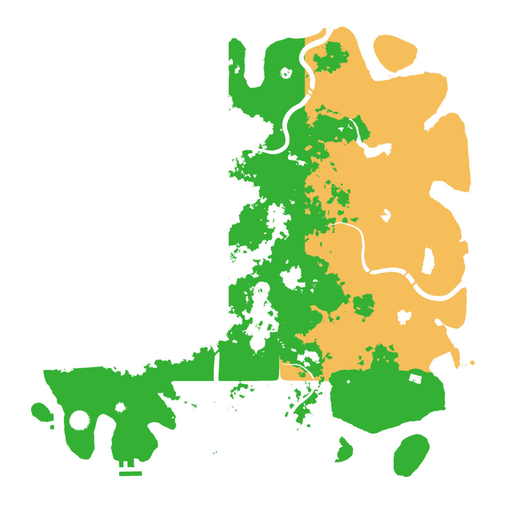 Biome Rust Map: Procedural Map, Size: 4500, Seed: 856240422