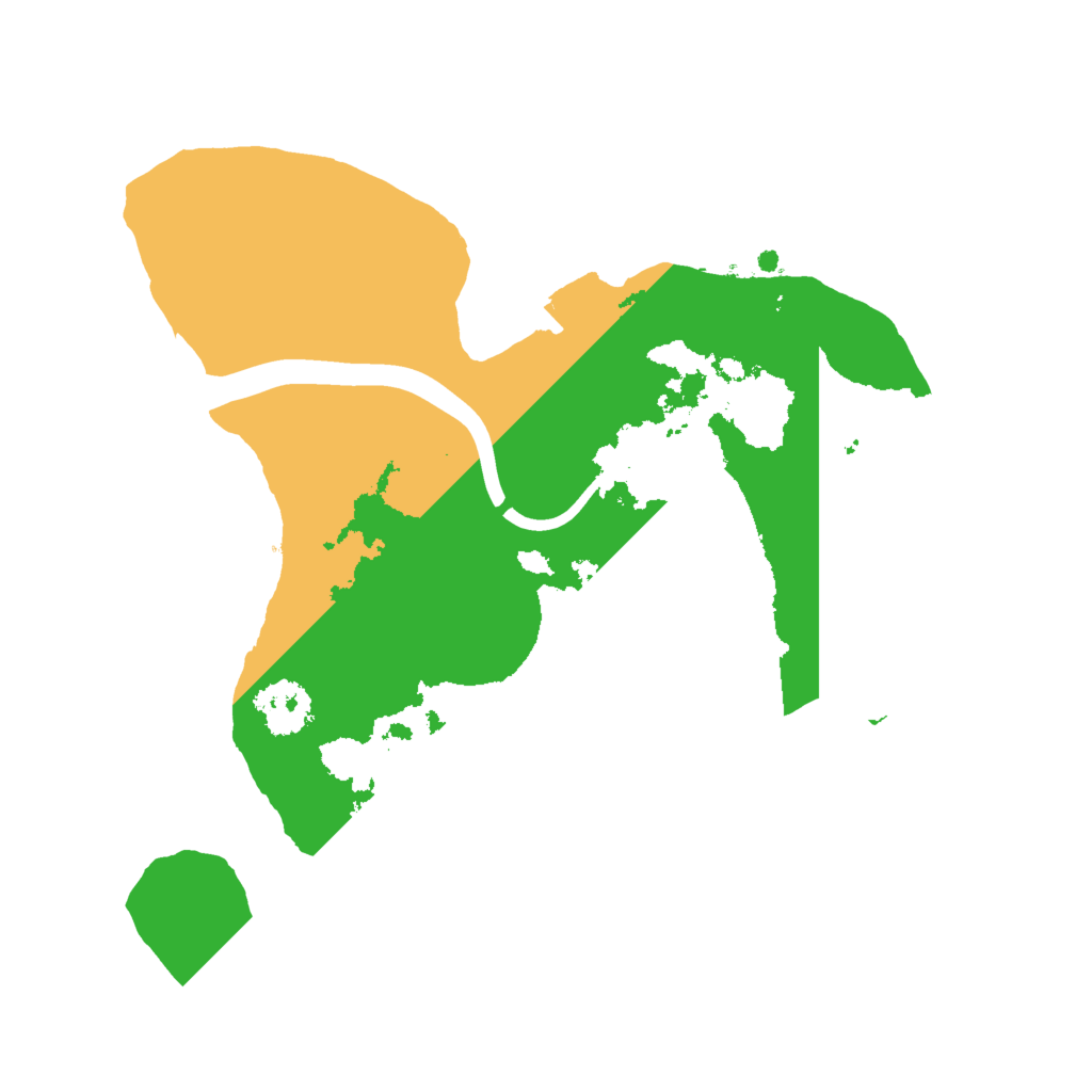 Biome Rust Map: Procedural Map, Size: 2048, Seed: 55634322