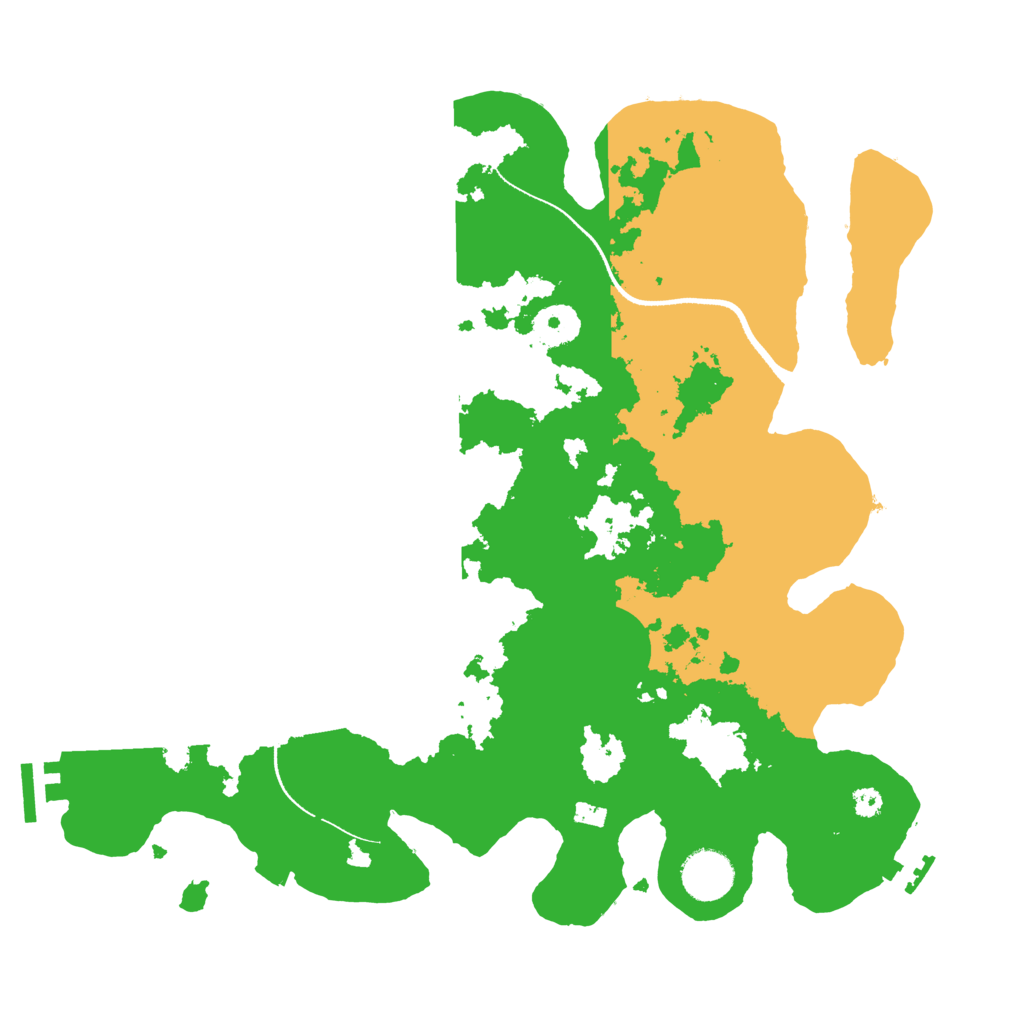 Biome Rust Map: Procedural Map, Size: 3500, Seed: 804217057