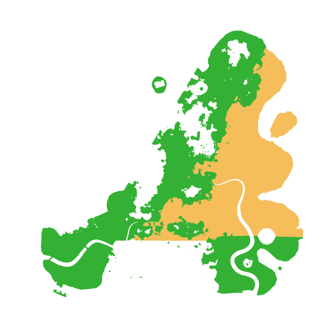 Biome Rust Map: Procedural Map, Size: 3500, Seed: 1924311557