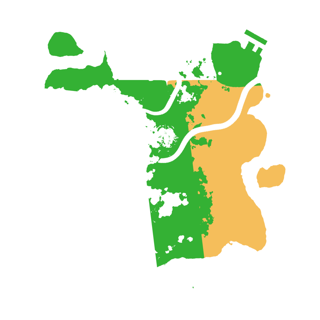 Biome Rust Map: Procedural Map, Size: 2690, Seed: 1806