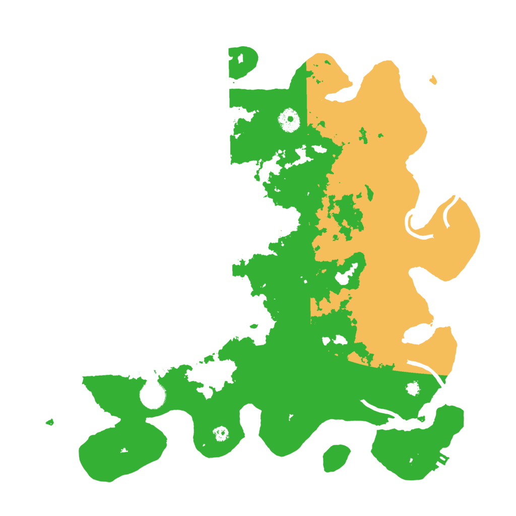 Biome Rust Map: Procedural Map, Size: 3500, Seed: 33938971