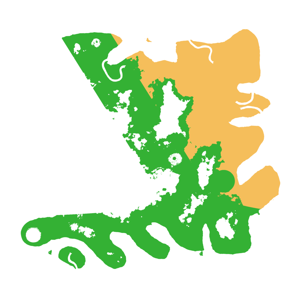 Biome Rust Map: Procedural Map, Size: 3500, Seed: 60012892