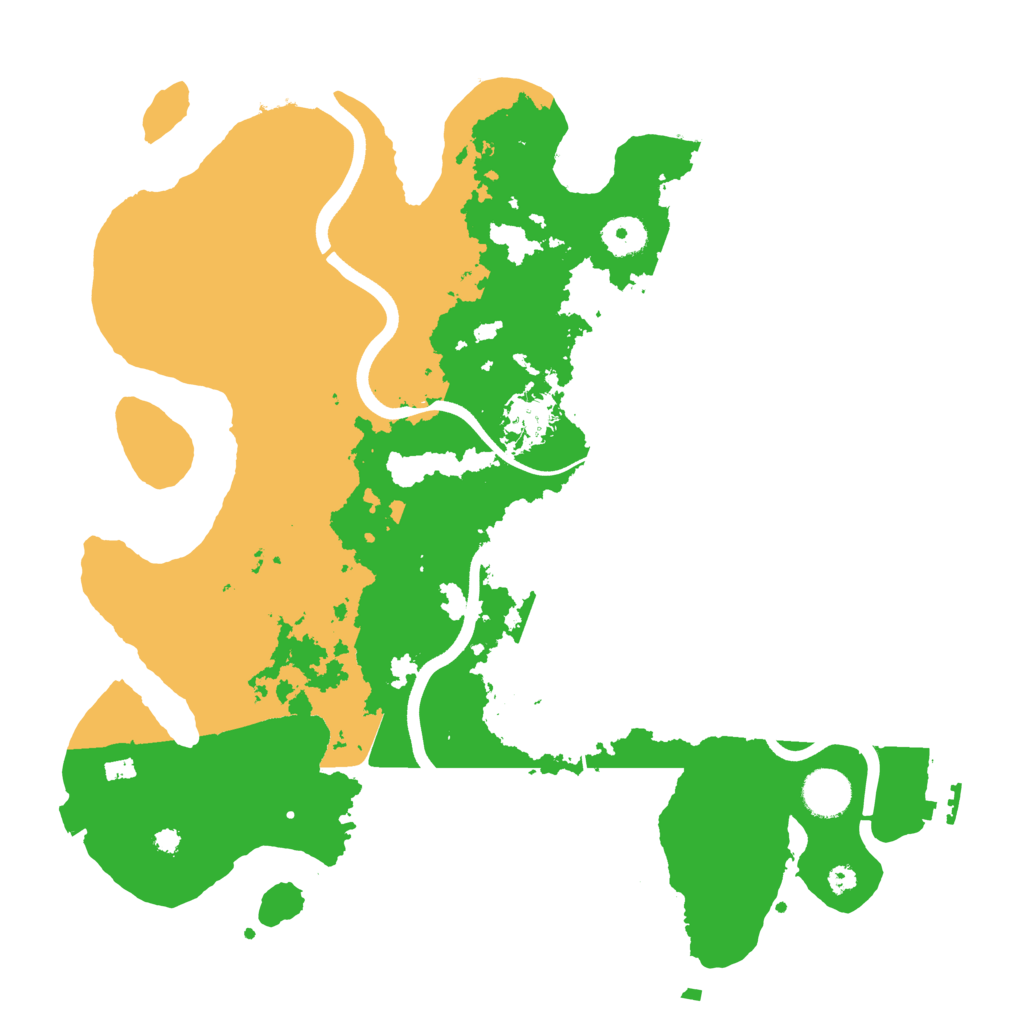 Biome Rust Map: Procedural Map, Size: 3700, Seed: 538321942