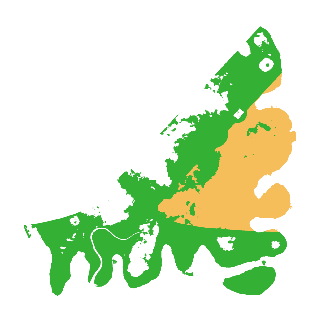 Biome Rust Map: Procedural Map, Size: 3500, Seed: 74442300