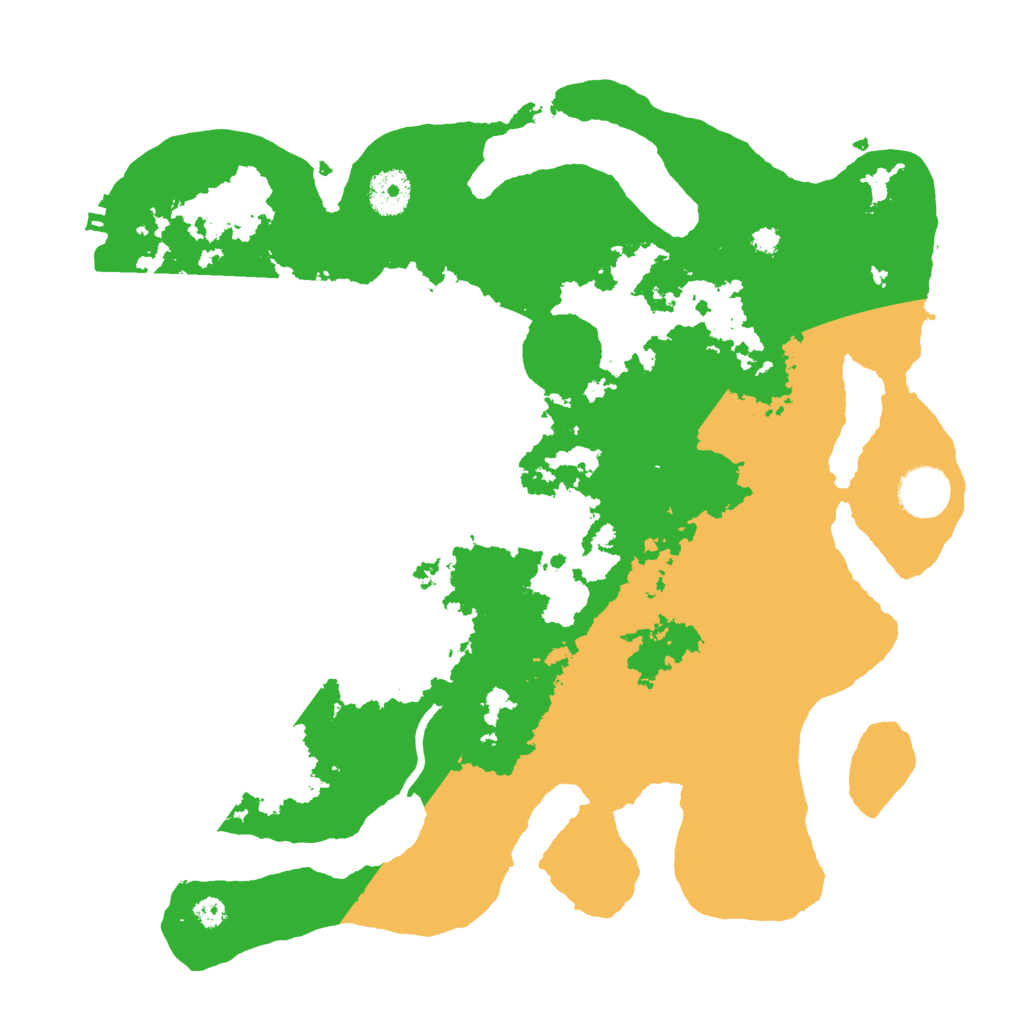 Biome Rust Map: Procedural Map, Size: 3500, Seed: 75642352