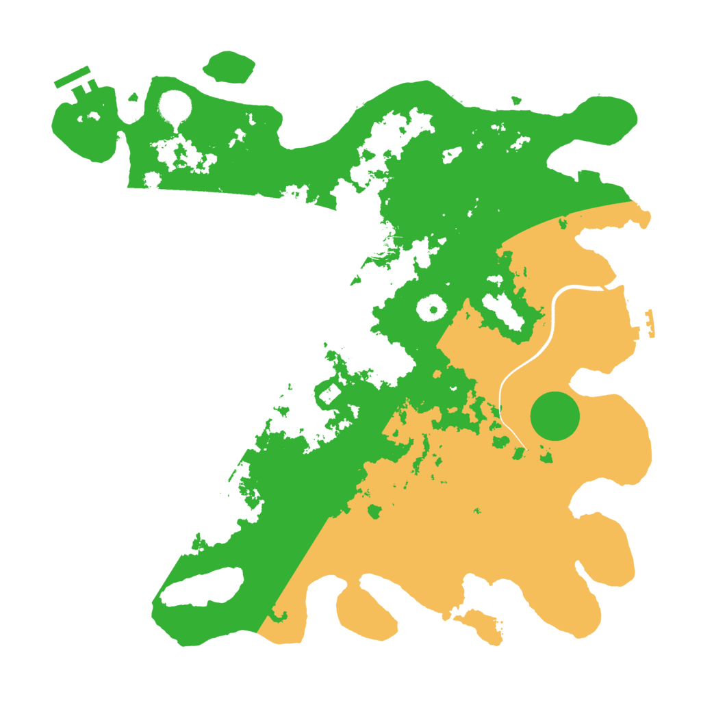Biome Rust Map: Procedural Map, Size: 3750, Seed: 686327071