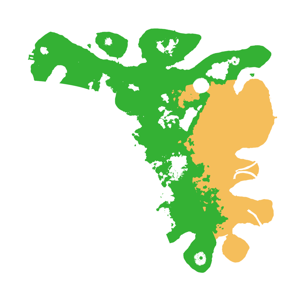 Biome Rust Map: Procedural Map, Size: 3500, Seed: 9718092