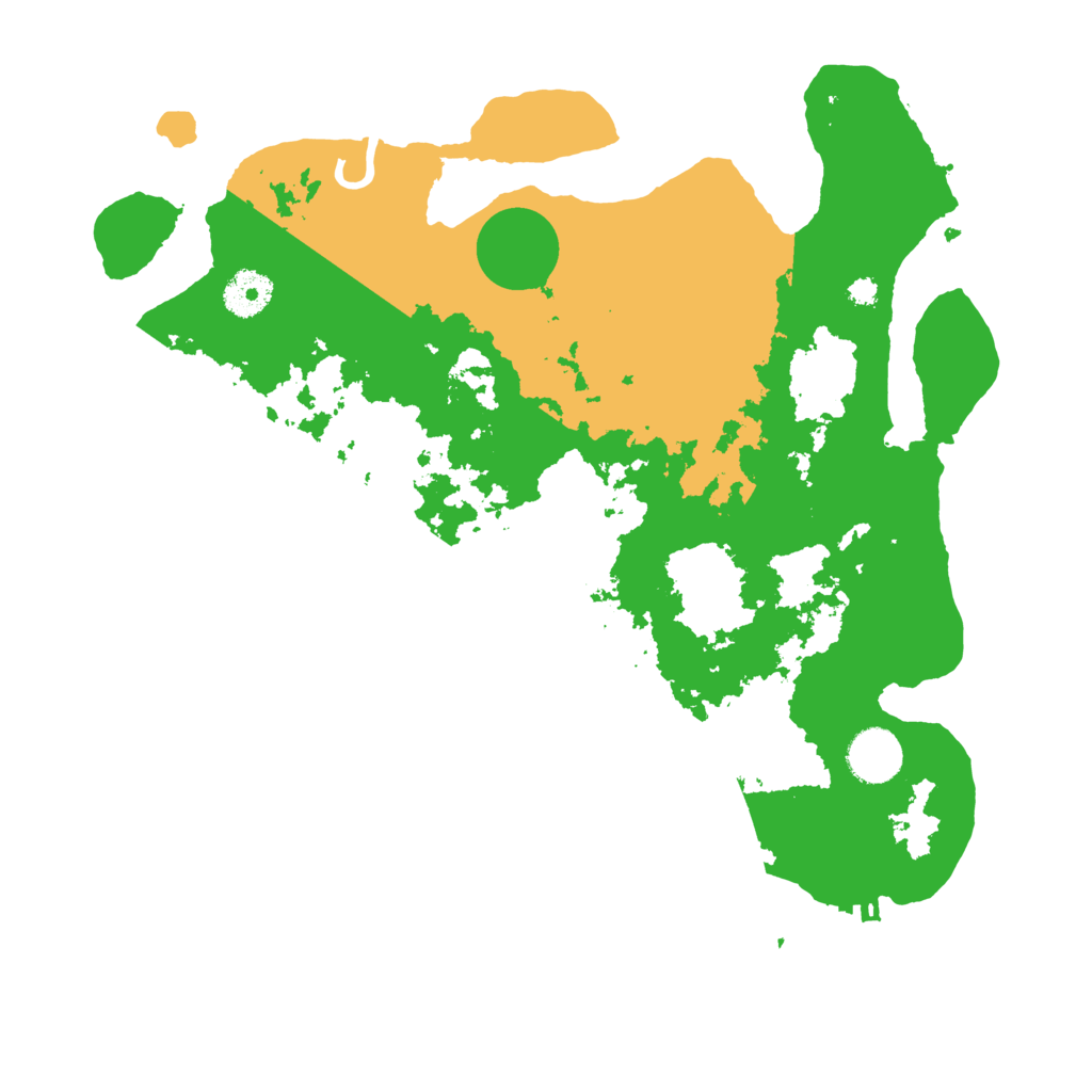Biome Rust Map: Procedural Map, Size: 3500, Seed: 2057297186