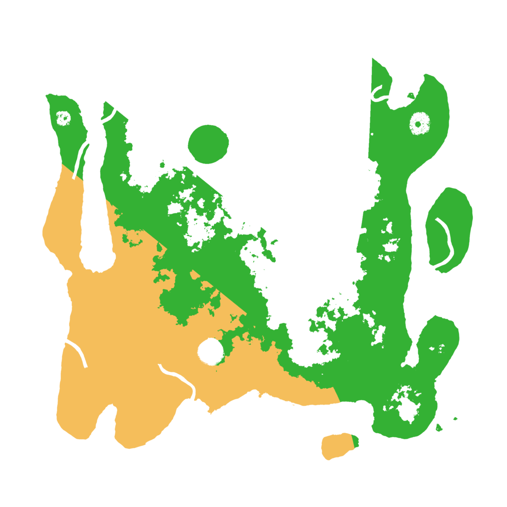 Biome Rust Map: Procedural Map, Size: 3500, Seed: 65037654