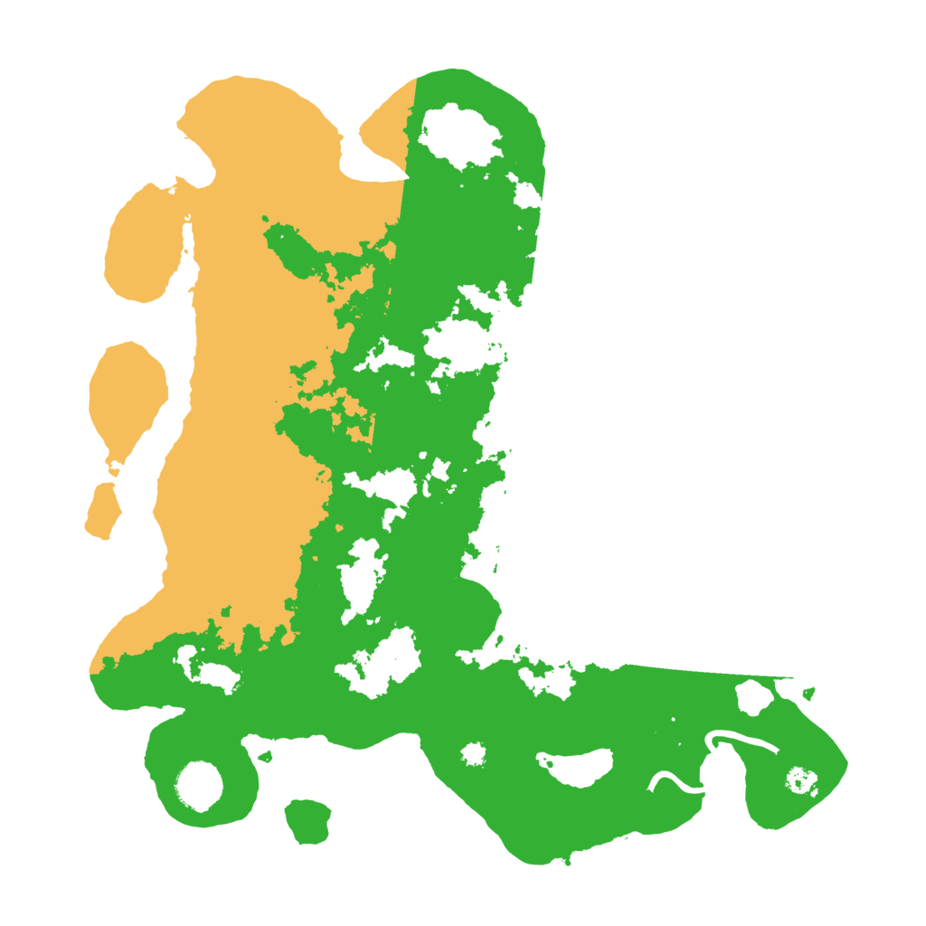 Biome Rust Map: Procedural Map, Size: 3500, Seed: 55431042
