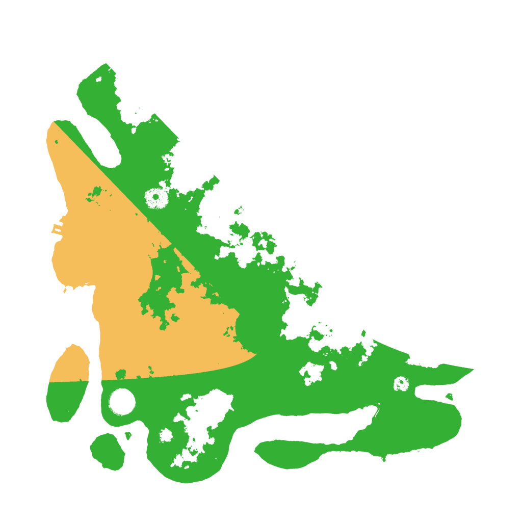 Biome Rust Map: Procedural Map, Size: 3500, Seed: 81043453