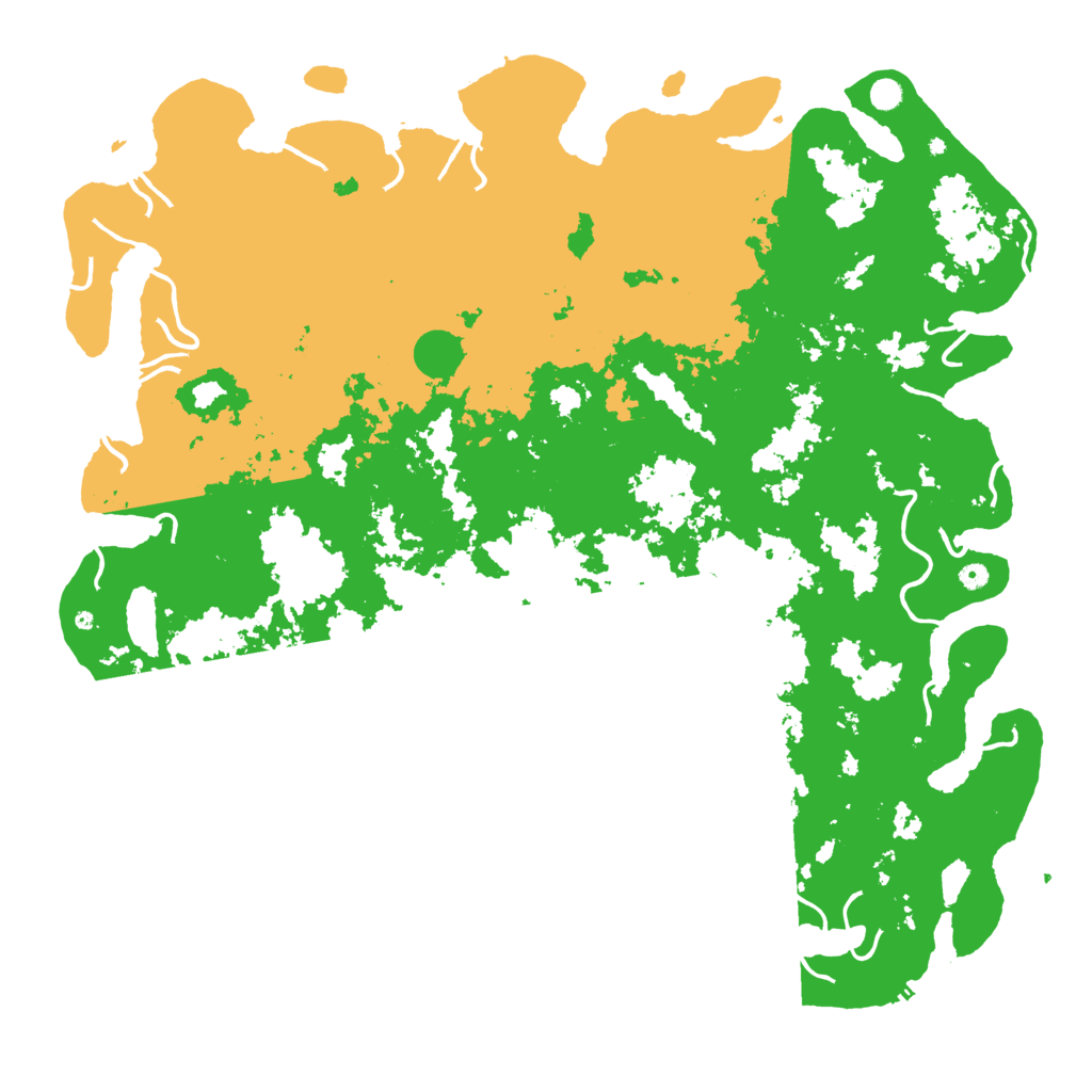 Biome Rust Map: Procedural Map, Size: 6000, Seed: 751126104