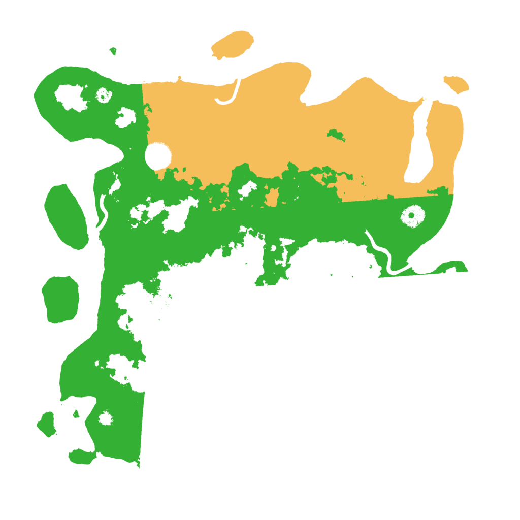 Biome Rust Map: Procedural Map, Size: 3500, Seed: 7409534