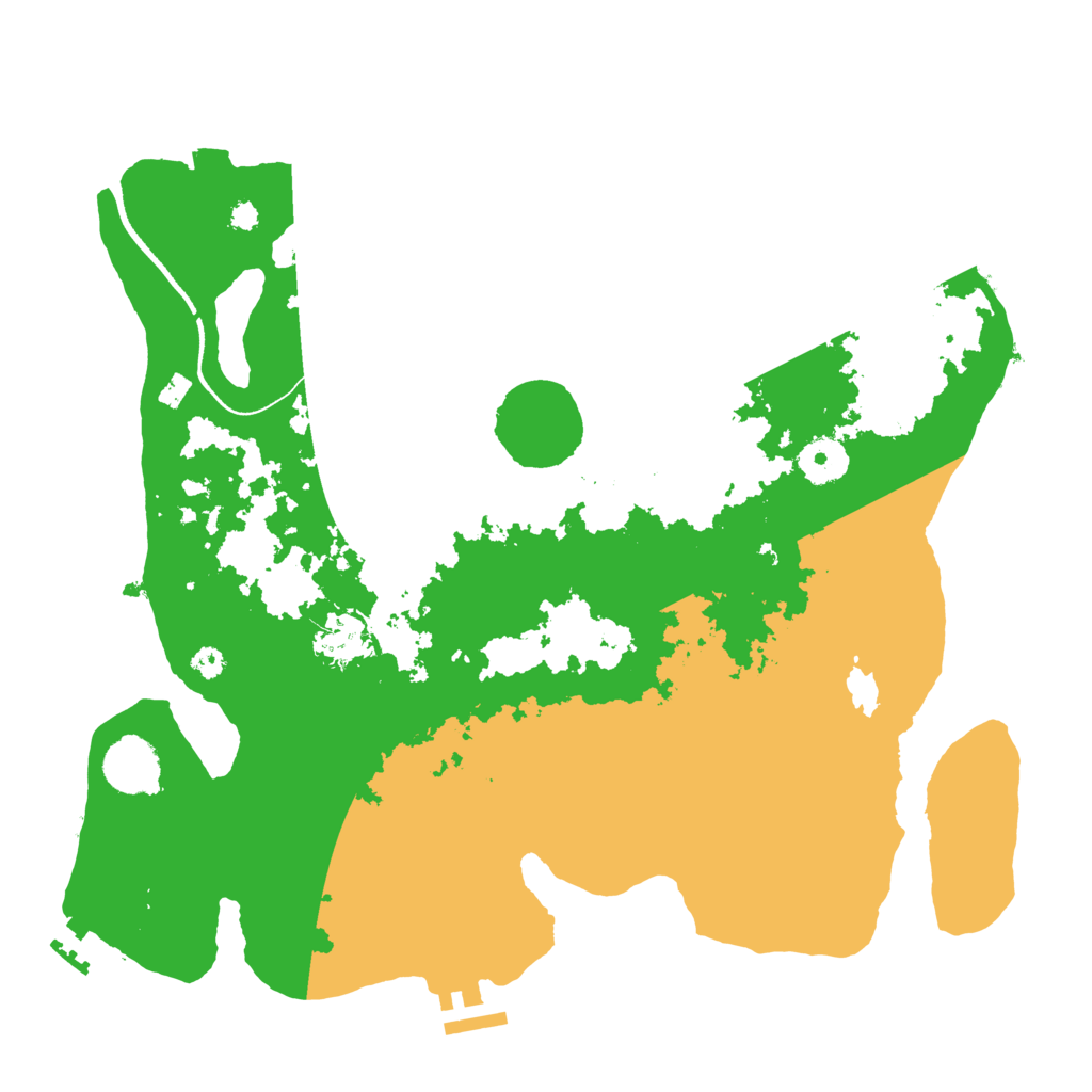 Biome Rust Map: Procedural Map, Size: 3500, Seed: 38841161