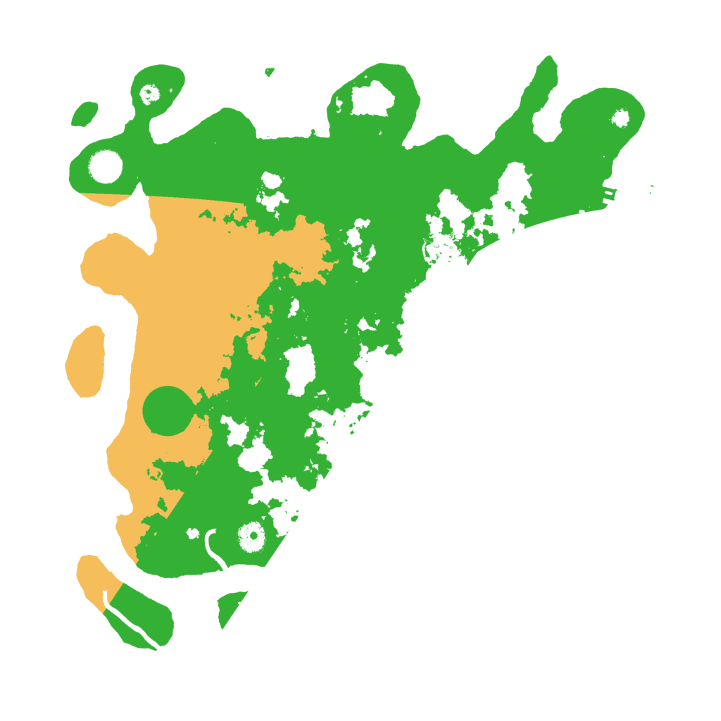 Biome Rust Map: Procedural Map, Size: 3800, Seed: 66225