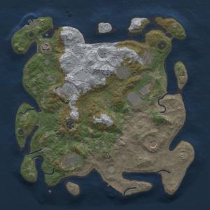 Thumbnail Rust Map: Procedural Map, Size: 3750, Seed: 8529437, 18 Monuments