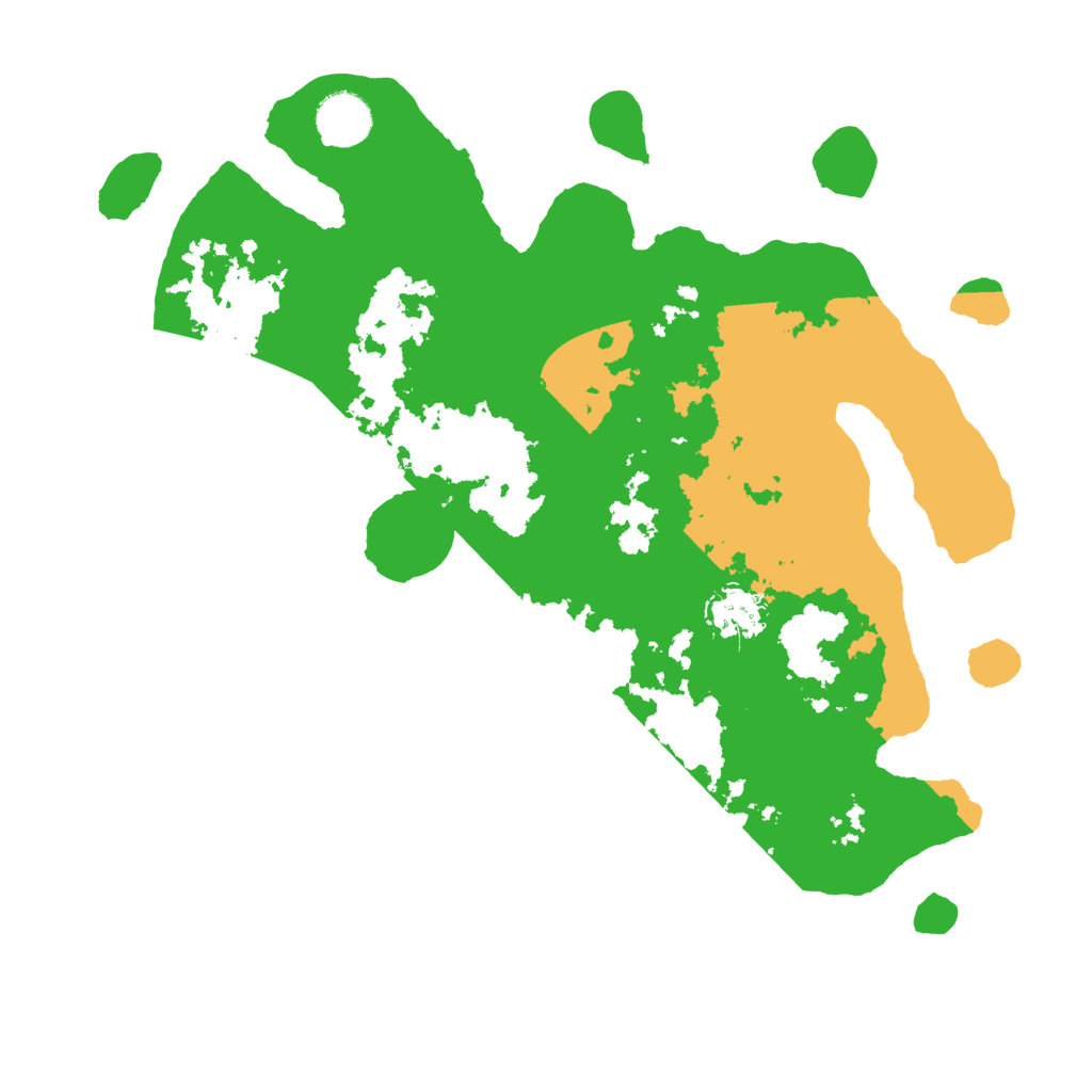 Biome Rust Map: Barren, Size: 3500, Seed: 1090160986