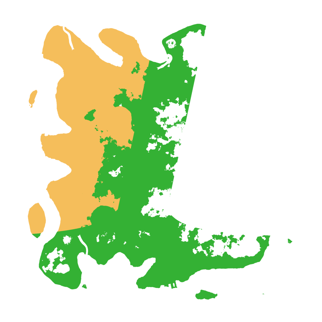 Biome Rust Map: Procedural Map, Size: 3500, Seed: 91839893