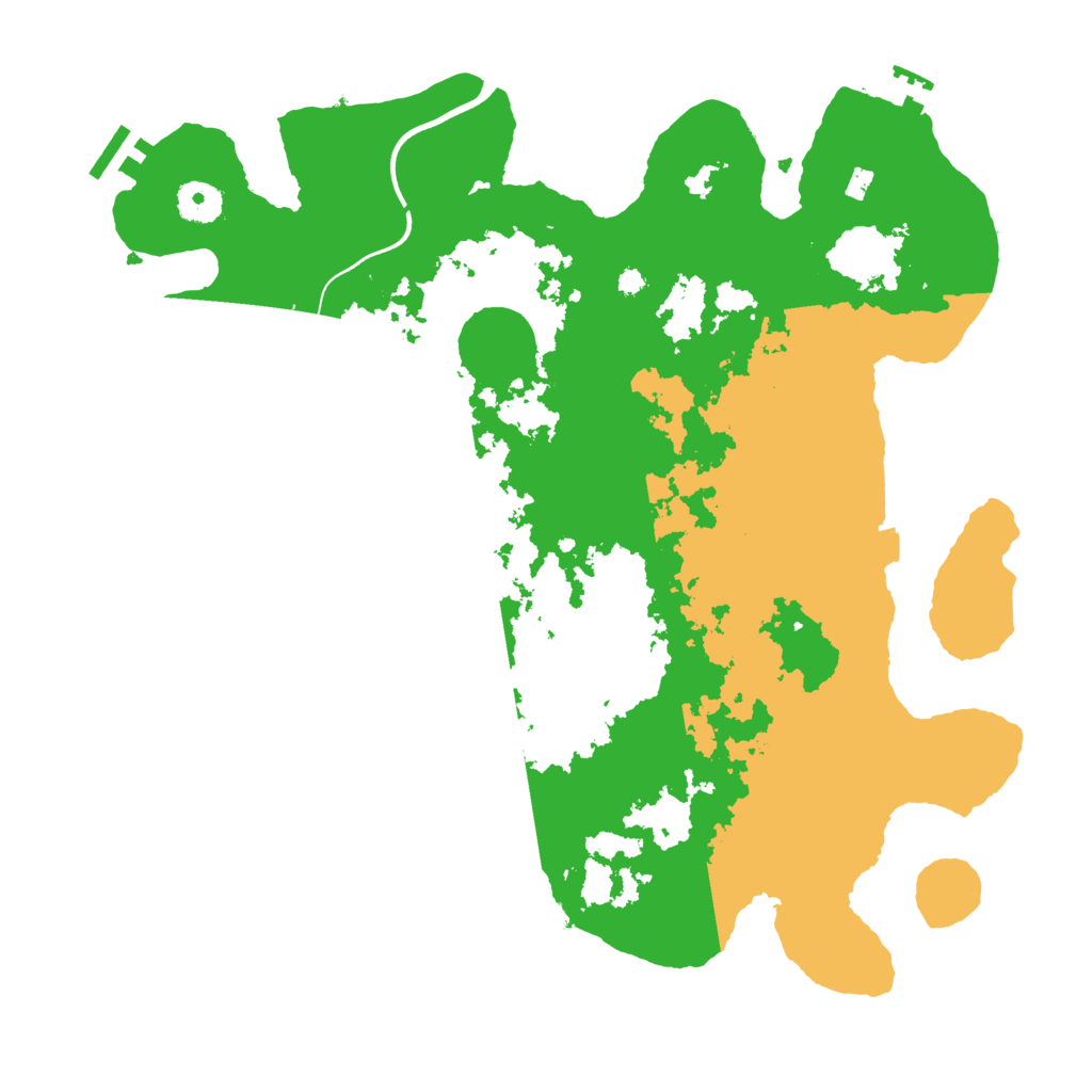 Biome Rust Map: Procedural Map, Size: 3750, Seed: 18323