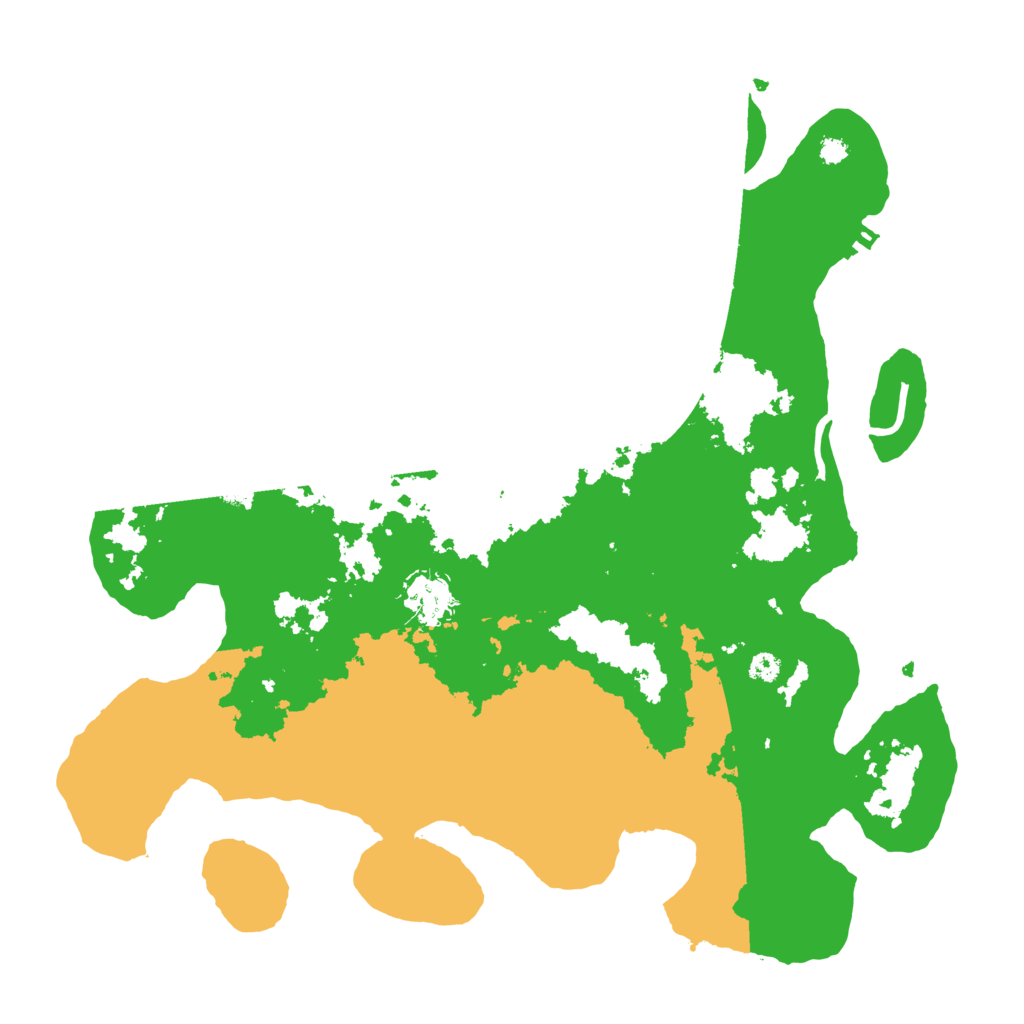 Biome Rust Map: Procedural Map, Size: 3500, Seed: 93820292