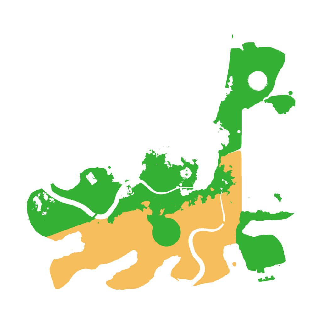 Biome Rust Map: Procedural Map, Size: 3000, Seed: 171415479