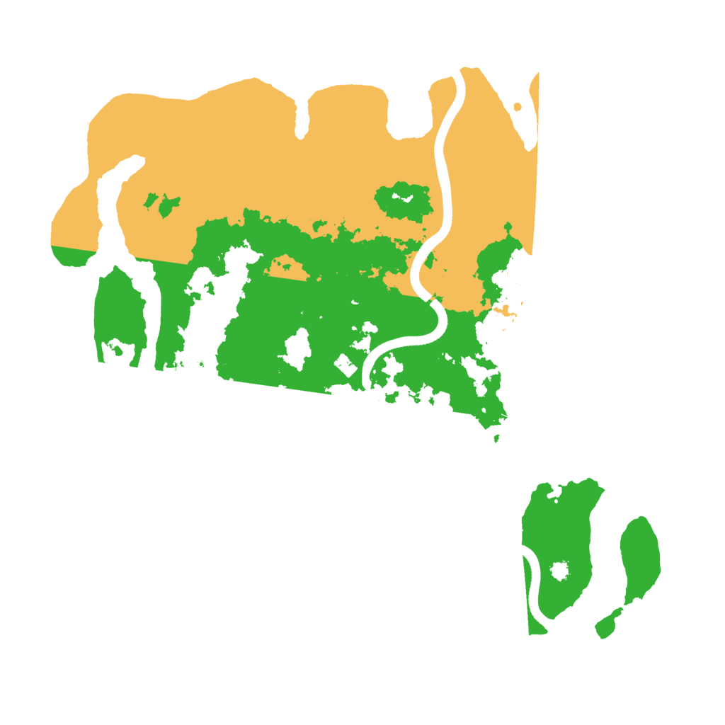 Biome Rust Map: Procedural Map, Size: 3500, Seed: 34131900