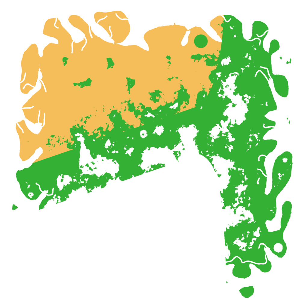 Biome Rust Map: Procedural Map, Size: 6000, Seed: 29650