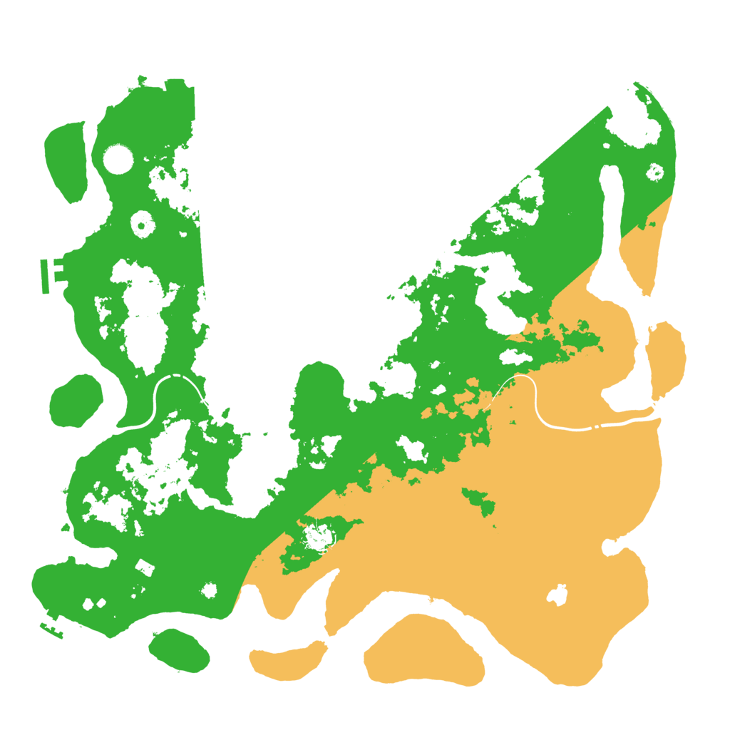 Biome Rust Map: Procedural Map, Size: 4300, Seed: 557859