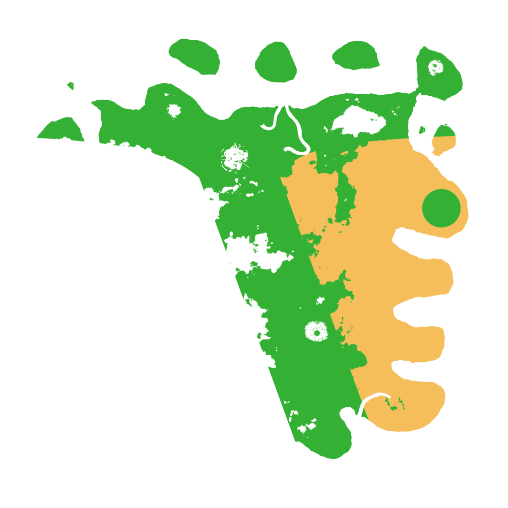 Biome Rust Map: Procedural Map, Size: 3500, Seed: 502042952