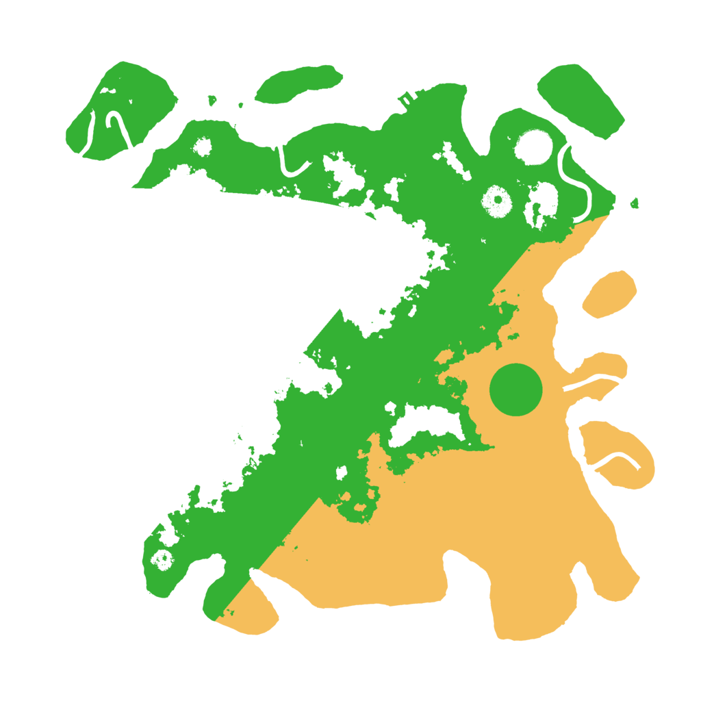 Biome Rust Map: Procedural Map, Size: 3500, Seed: 18974146