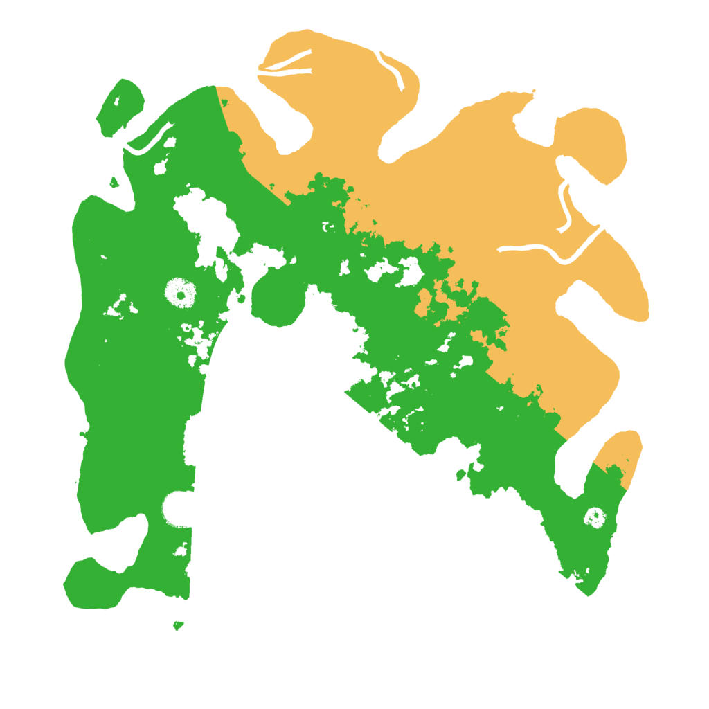 Biome Rust Map: Procedural Map, Size: 3500, Seed: 17469631