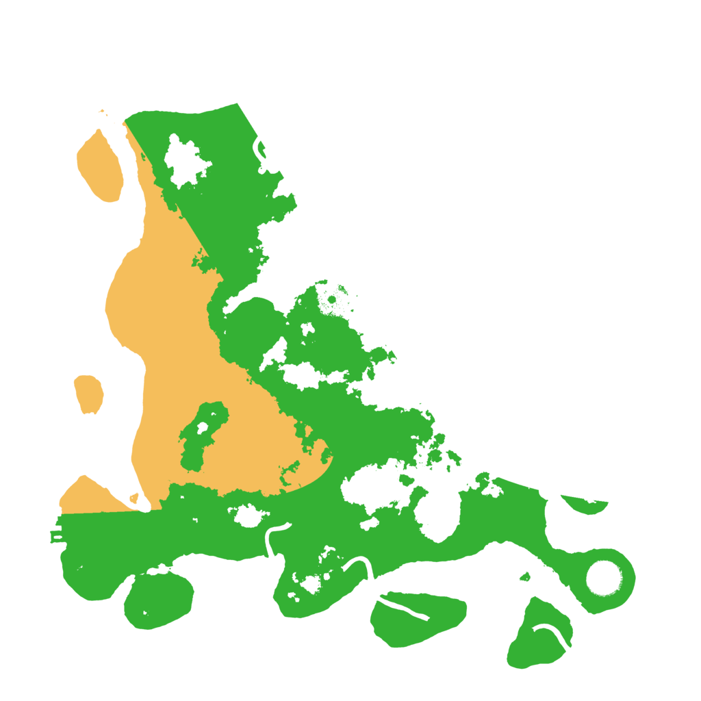 Biome Rust Map: Procedural Map, Size: 3500, Seed: 15925084
