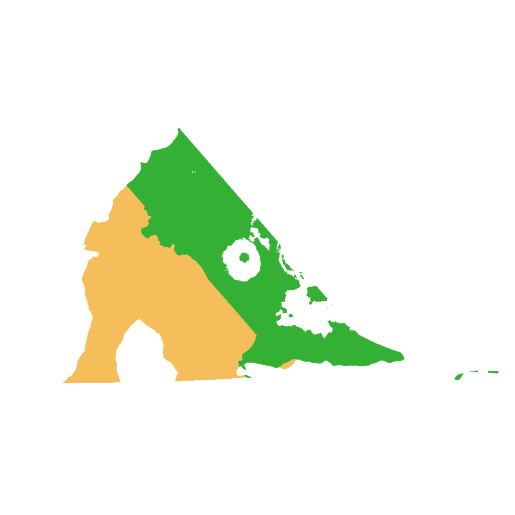 Biome Rust Map: Procedural Map, Size: 2000, Seed: 59929