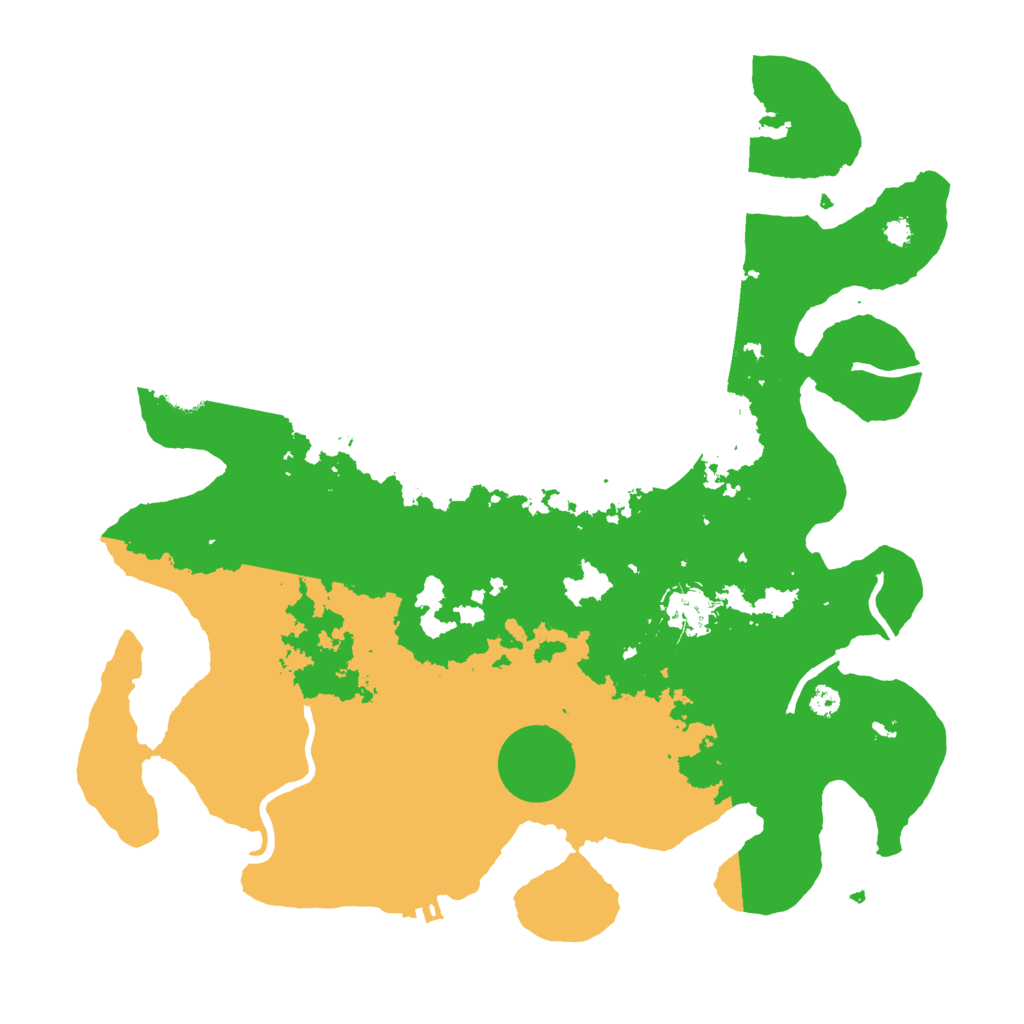 Biome Rust Map: Procedural Map, Size: 3500, Seed: 20199350