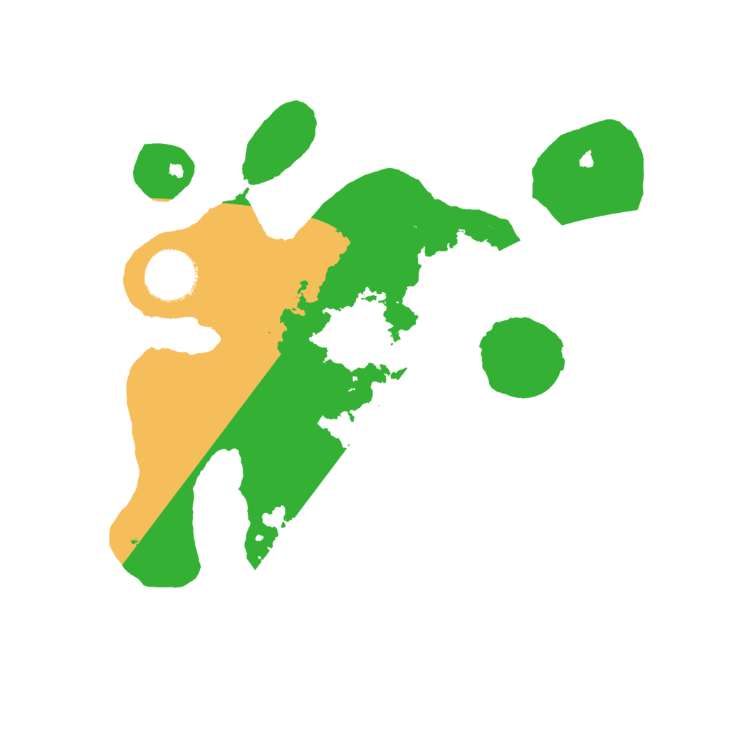 Biome Rust Map: Barren, Size: 2500, Seed: 17213231