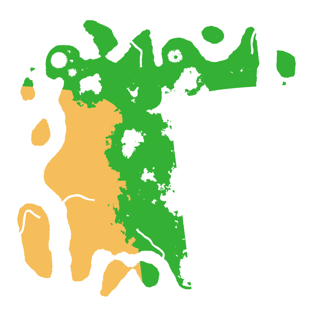 Biome Rust Map: Procedural Map, Size: 3500, Seed: 593644080