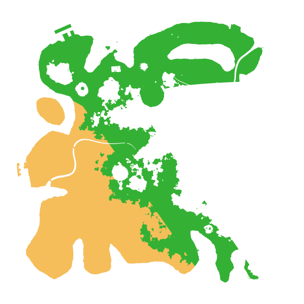 Biome Rust Map: Procedural Map, Size: 3500, Seed: 59323483