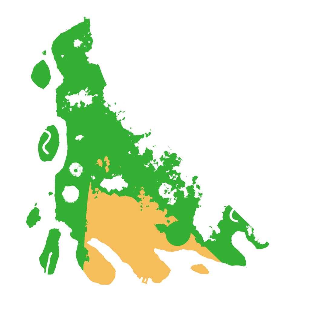 Biome Rust Map: Procedural Map, Size: 3500, Seed: 1026826