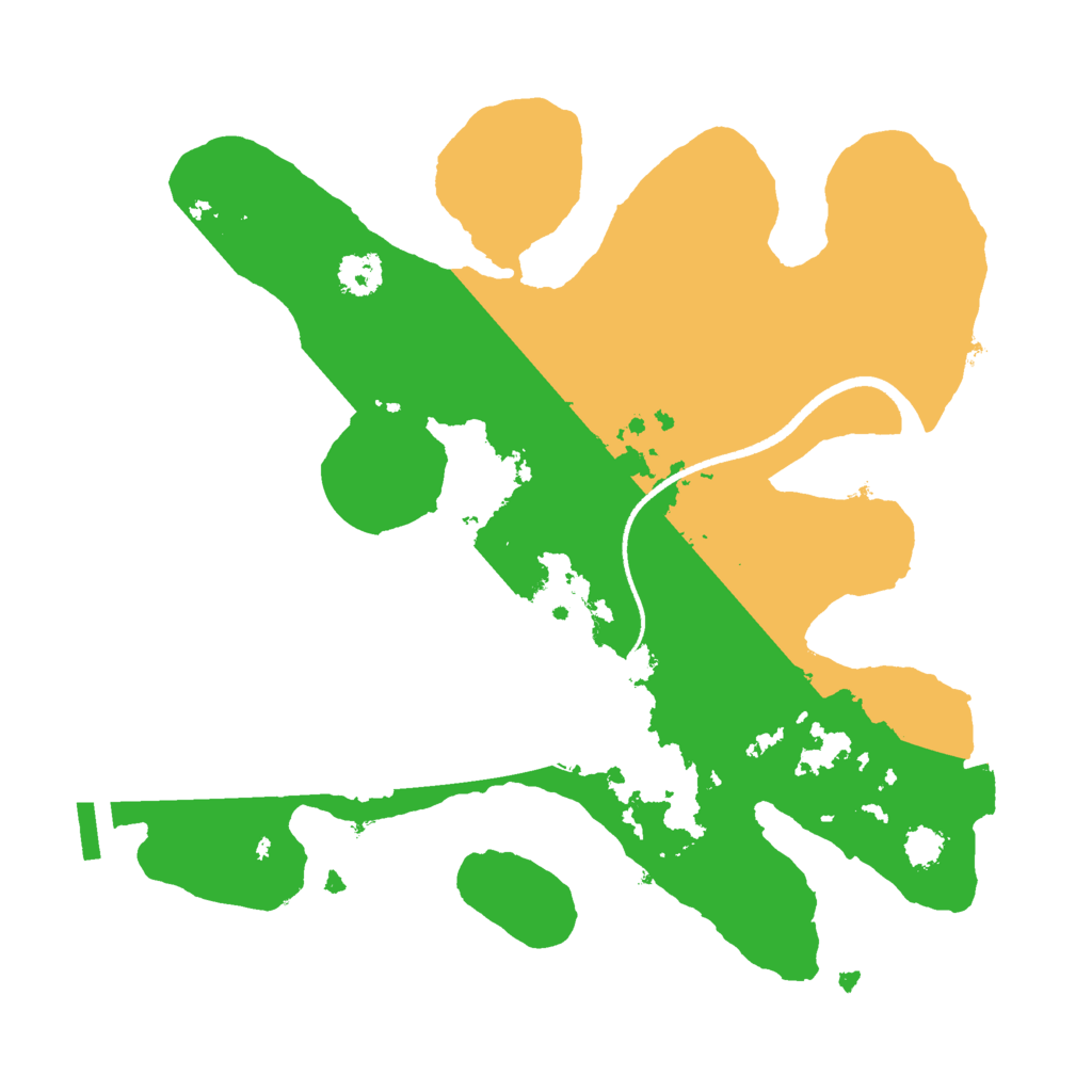 Biome Rust Map: Procedural Map, Size: 2500, Seed: 1541443519