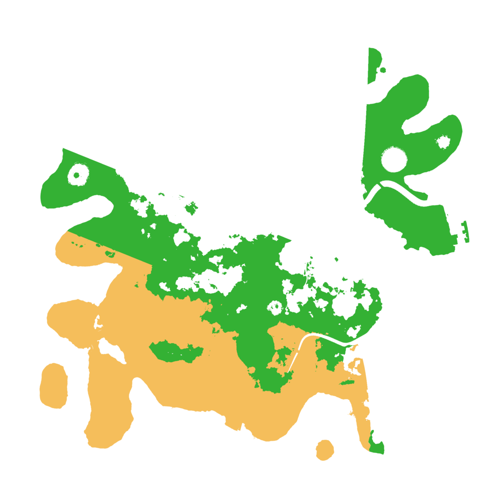 Biome Rust Map: Procedural Map, Size: 3500, Seed: 24127747