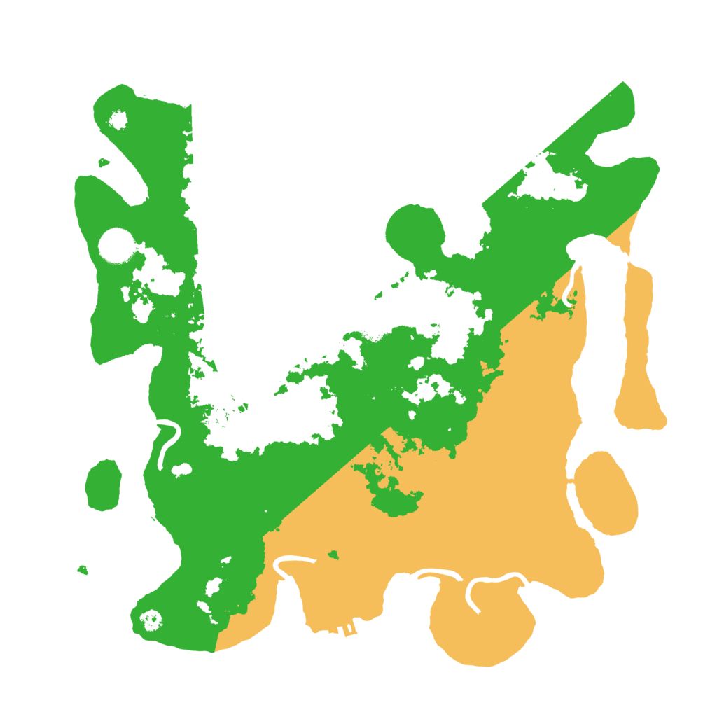 Biome Rust Map: Procedural Map, Size: 3500, Seed: 473129425