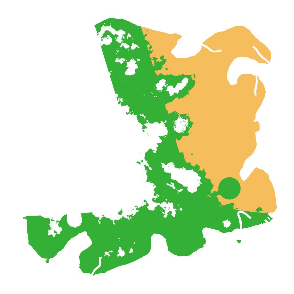 Biome Rust Map: Procedural Map, Size: 3500, Seed: 741453439