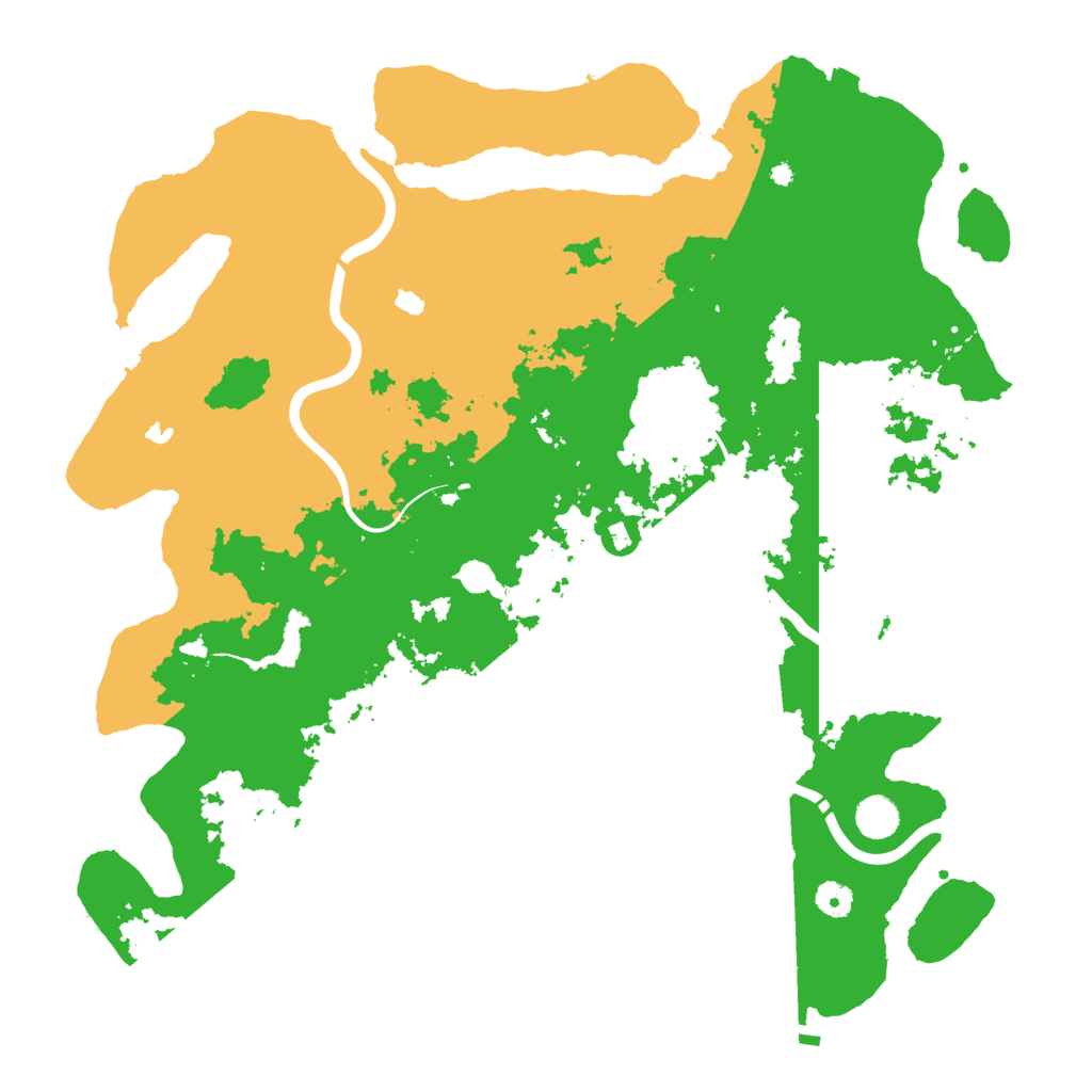 Biome Rust Map: Procedural Map, Size: 4500, Seed: 7430320