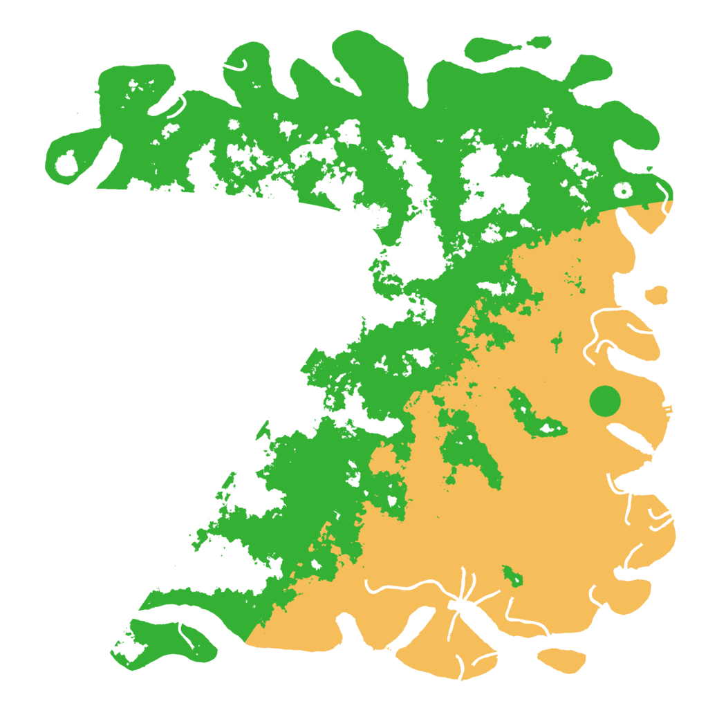 Biome Rust Map: Procedural Map, Size: 6000, Seed: 568744
